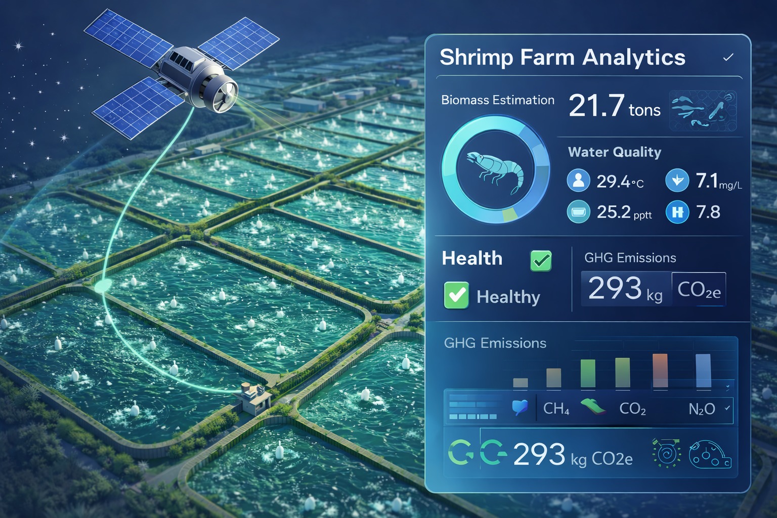Environmental analytics on screen
